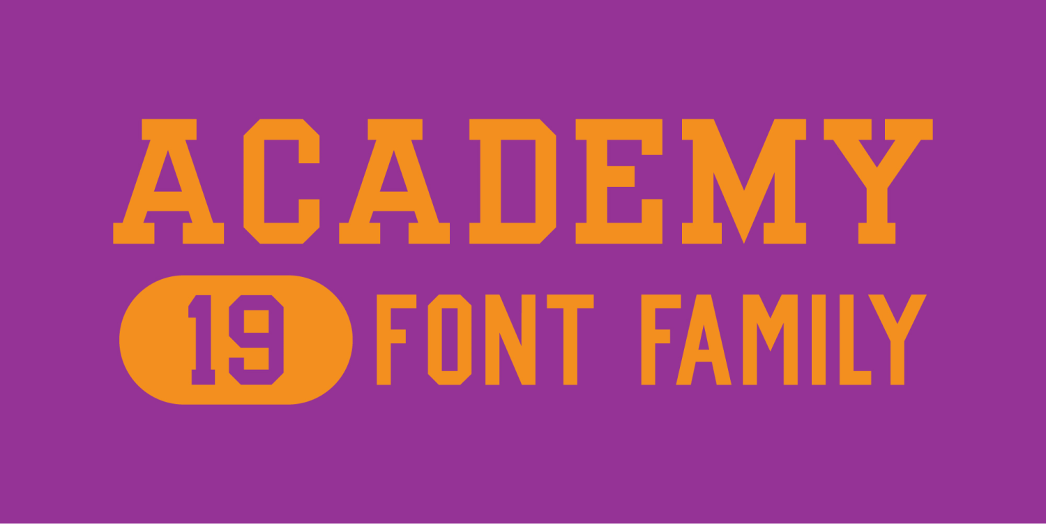 Academy Font Family