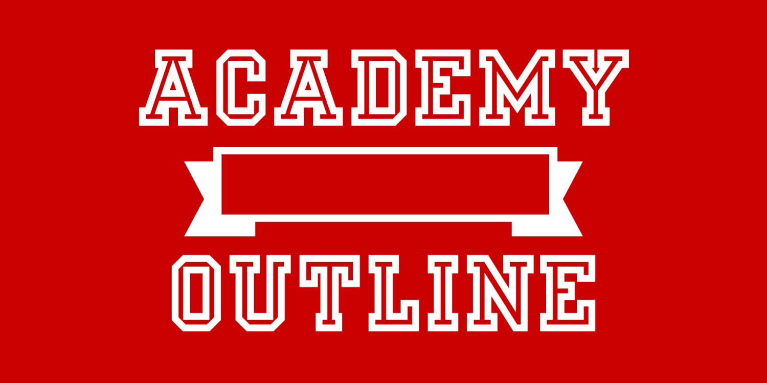 Academy Font Poster