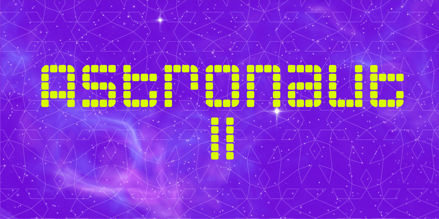 Astronaut Font Poster