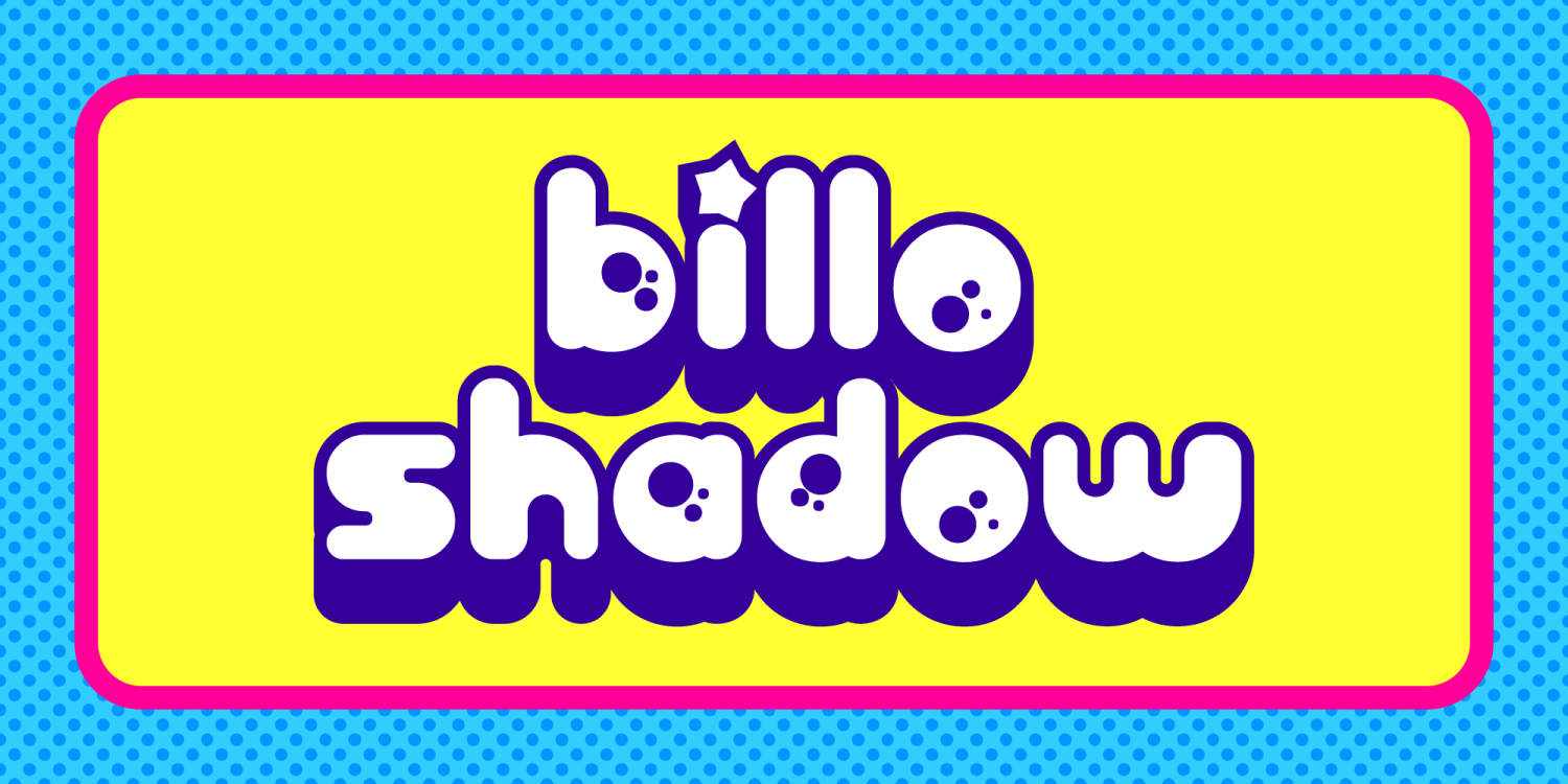 Billo Font Poster