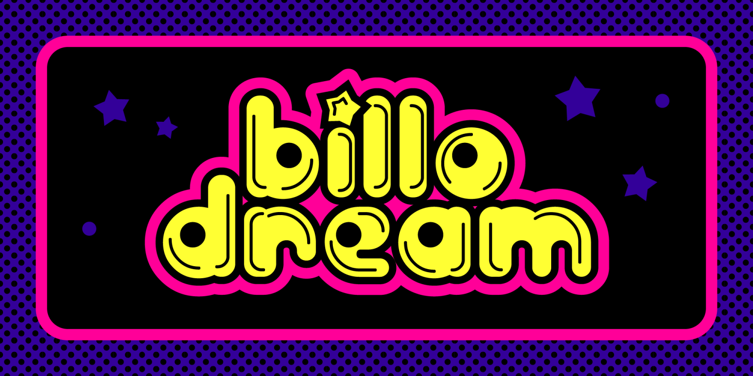 Billo Font Poster