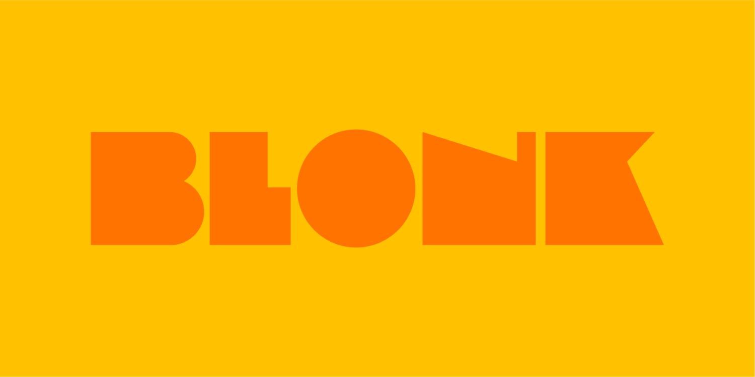 Blonk Font Poster