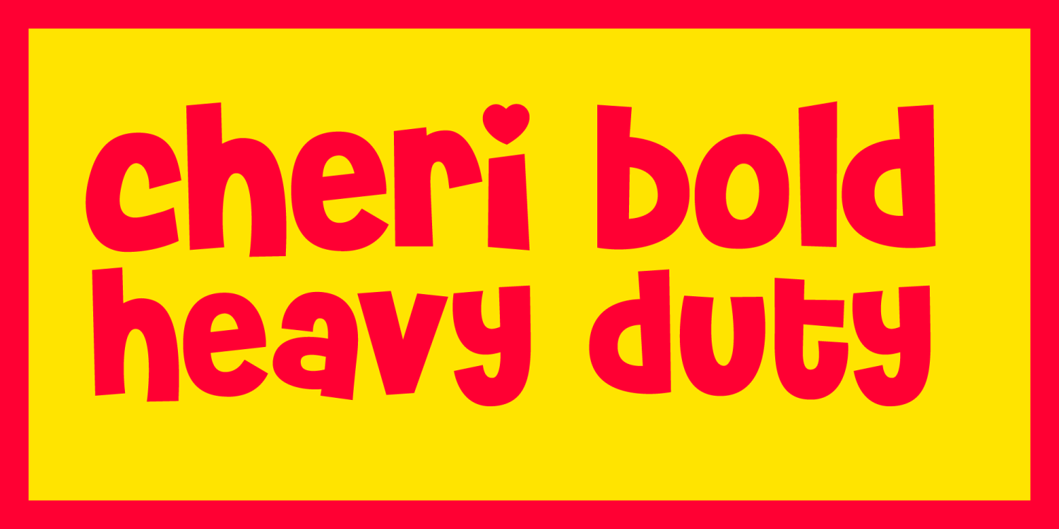 Cheri Font Poster