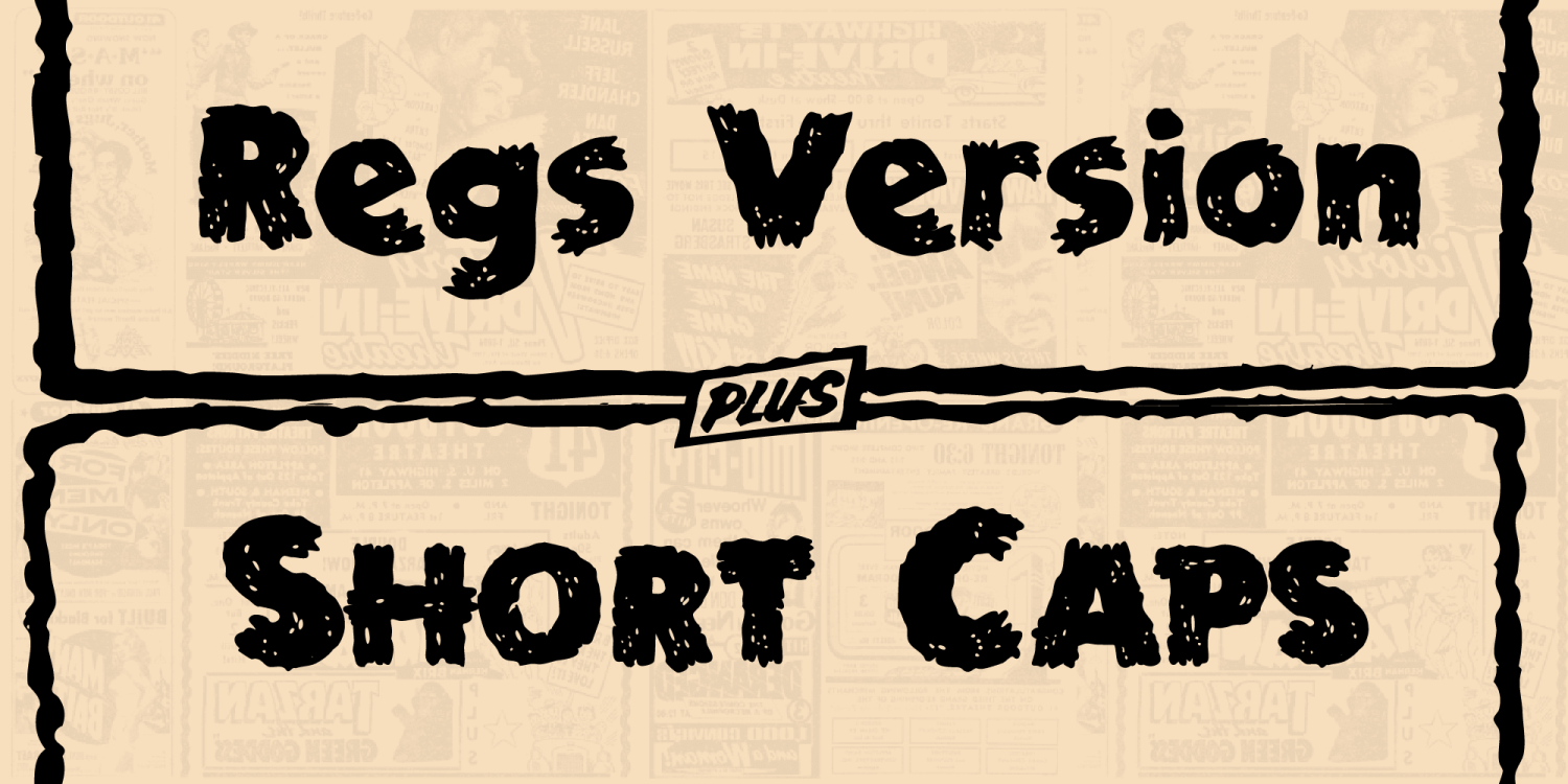 Death Squad Font Poster