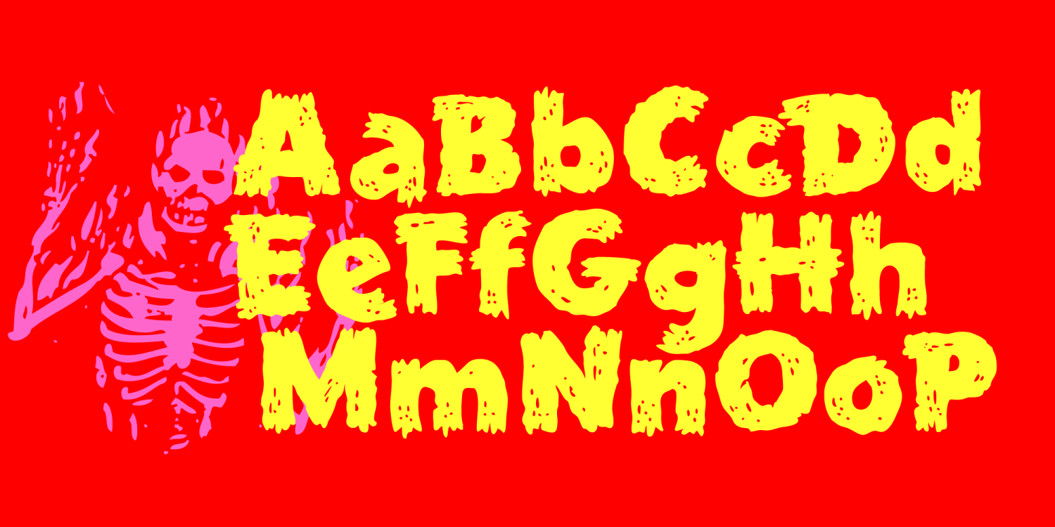 Death Squad Font Poster