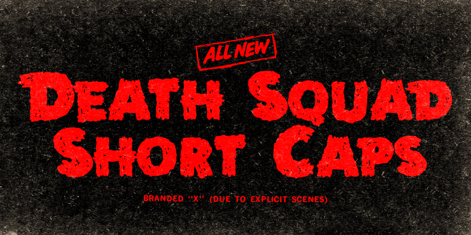 Death Squad Font Poster