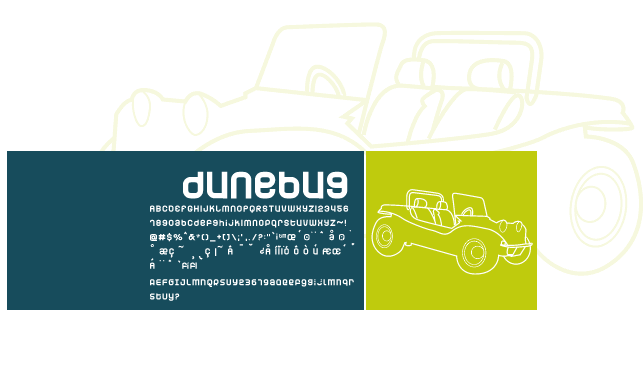 Dunebug Font Family
