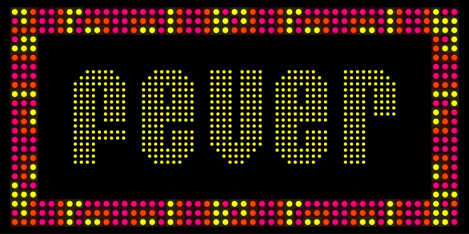 Eight Track Fever and Disco Font Poster