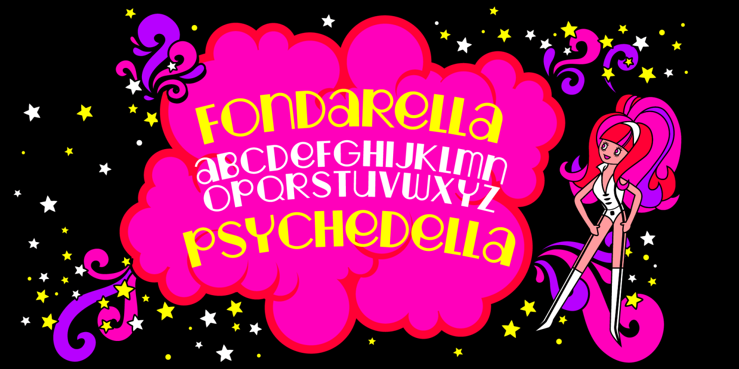 Fondarella Font Poster