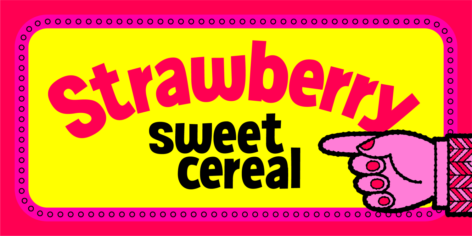 Frankenbury Font Poster