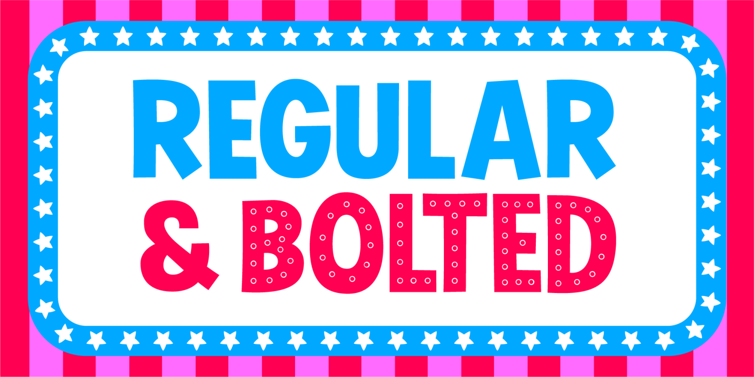 Frankenbury Font Poster