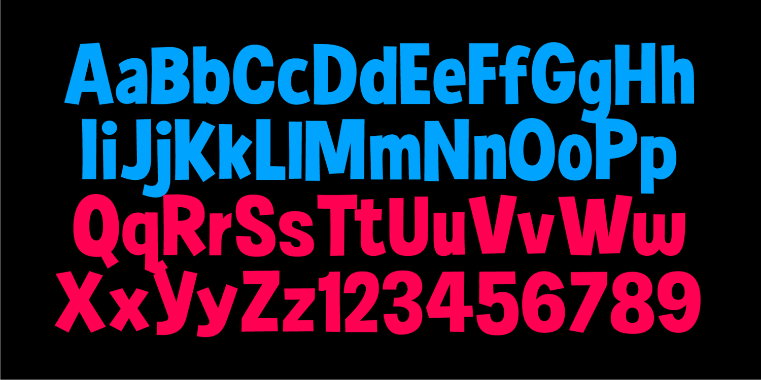 Frankenbury Font Poster