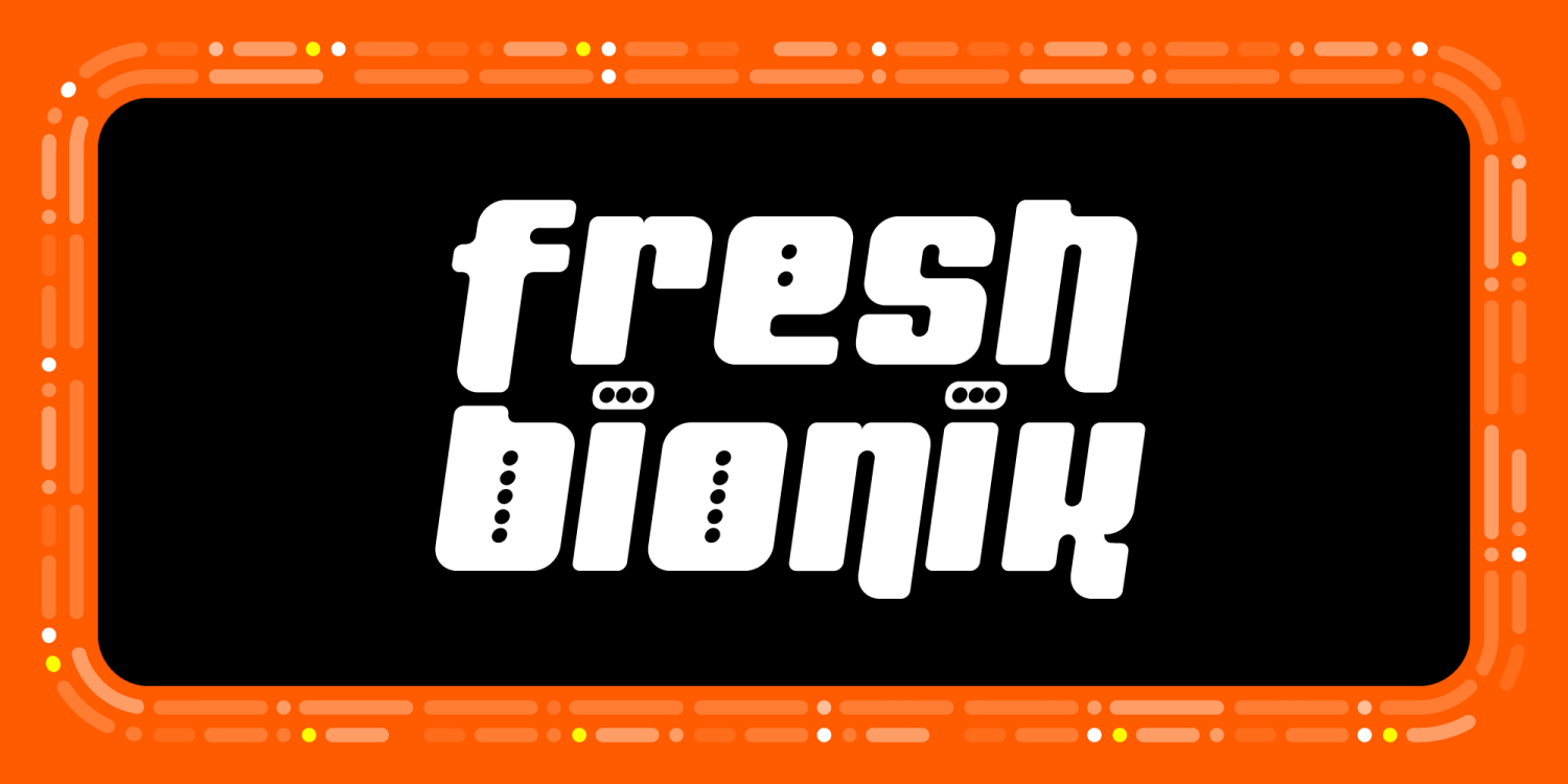 Fresh Bionik Font Family