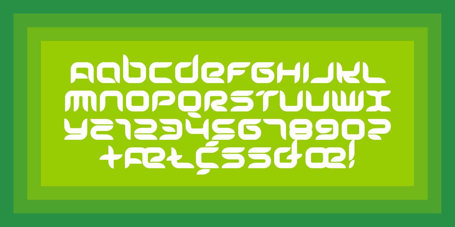 Freshbot Font Poster