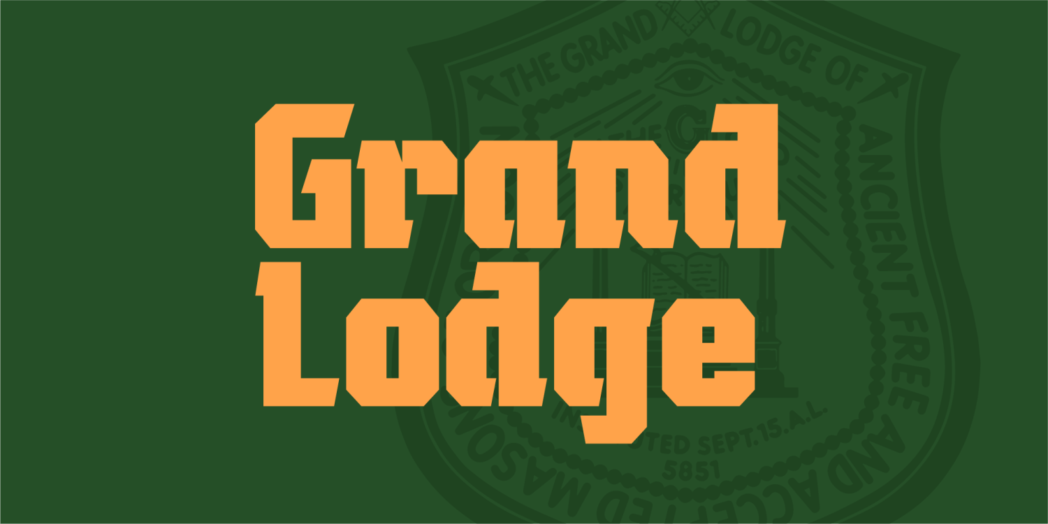 Gladiator Font Poster