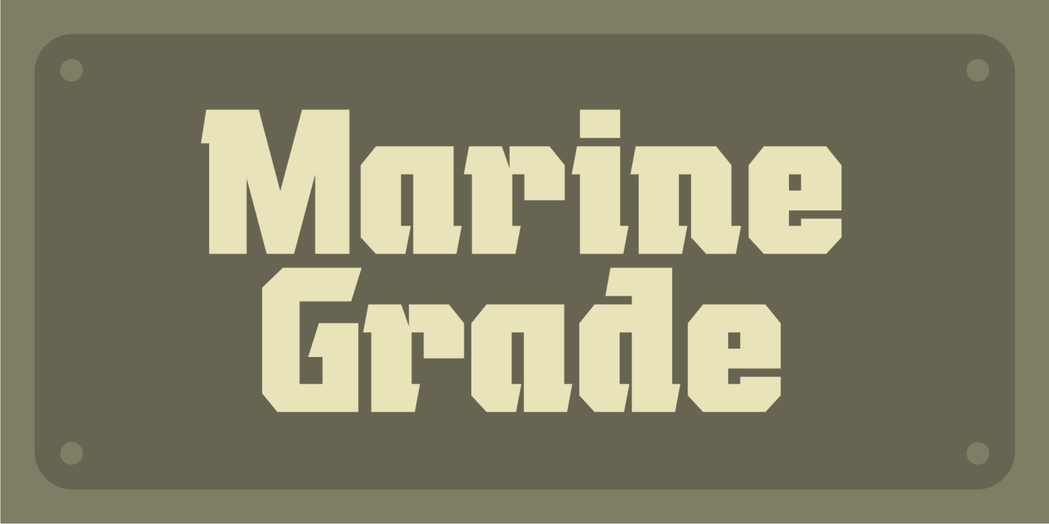 Gladiator Font Poster