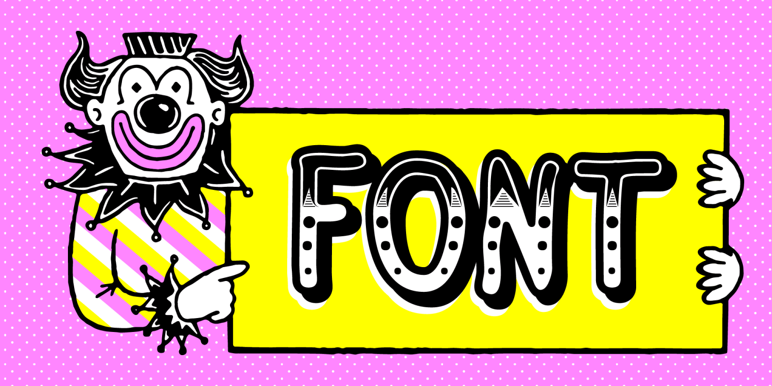 Jokewood Font Poster