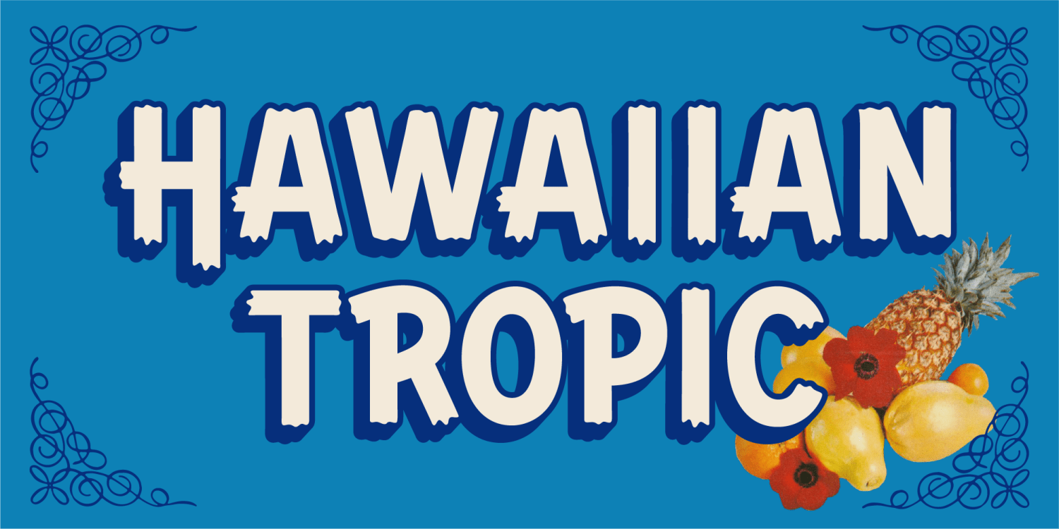 Kahuna Font Poster