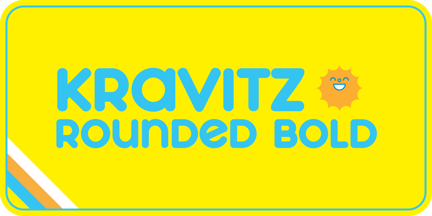 Kravitz Font Poster