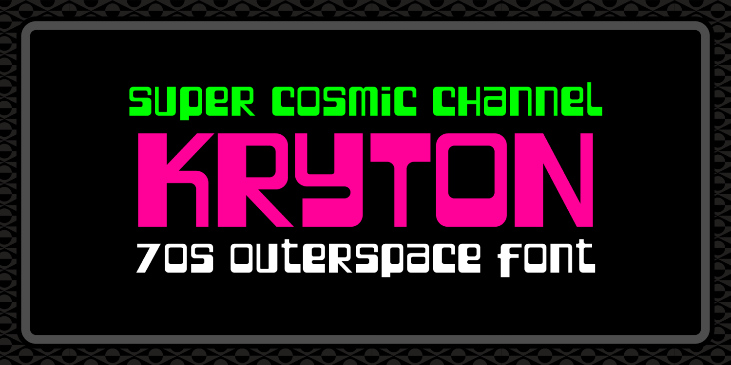Kryton Font Family