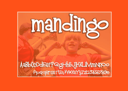 Mandingo Font Poster