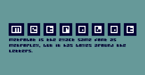 Metrobot Font Family
