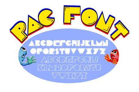 PacFont Font Poster