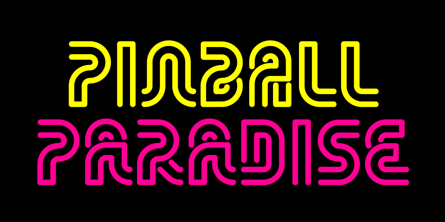 Paradise Font Poster