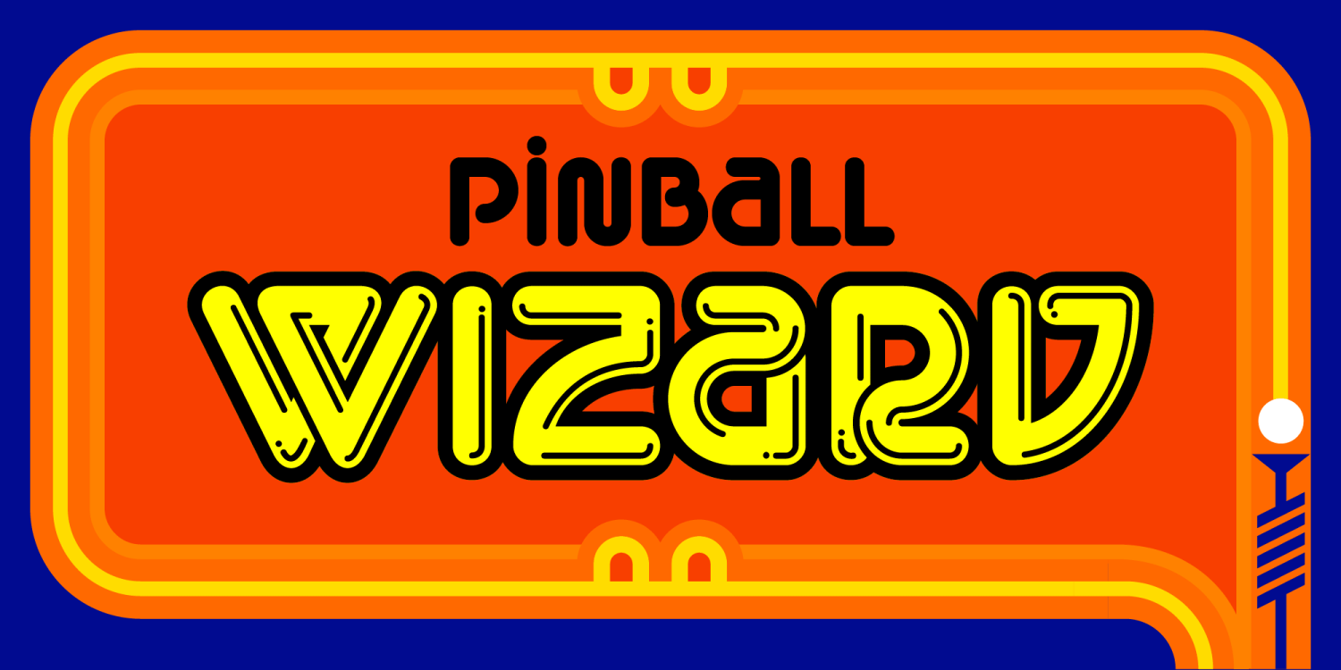 Pinball Font Poster