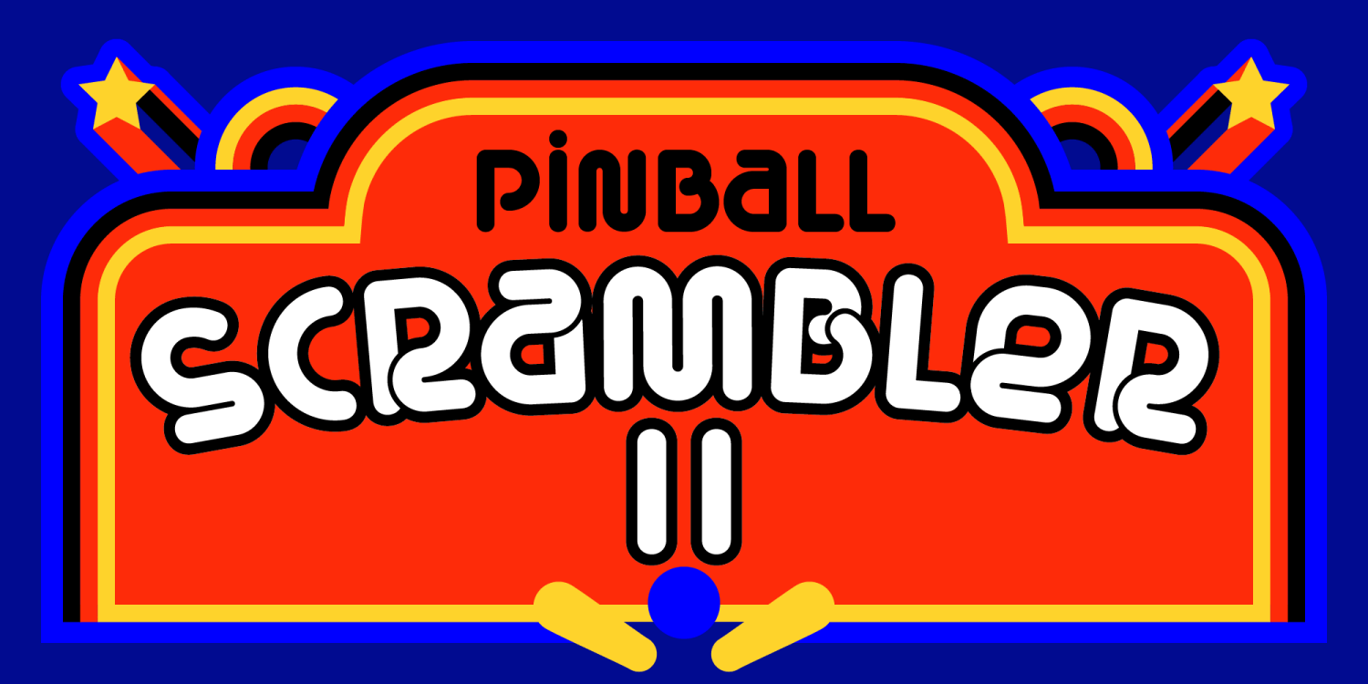 Pinball Font Poster