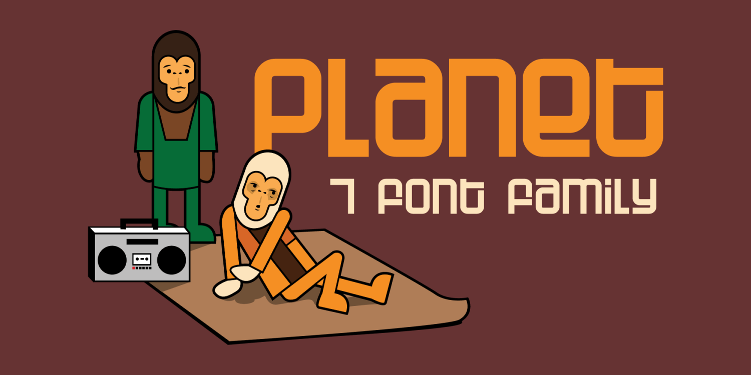 Planet Font Family