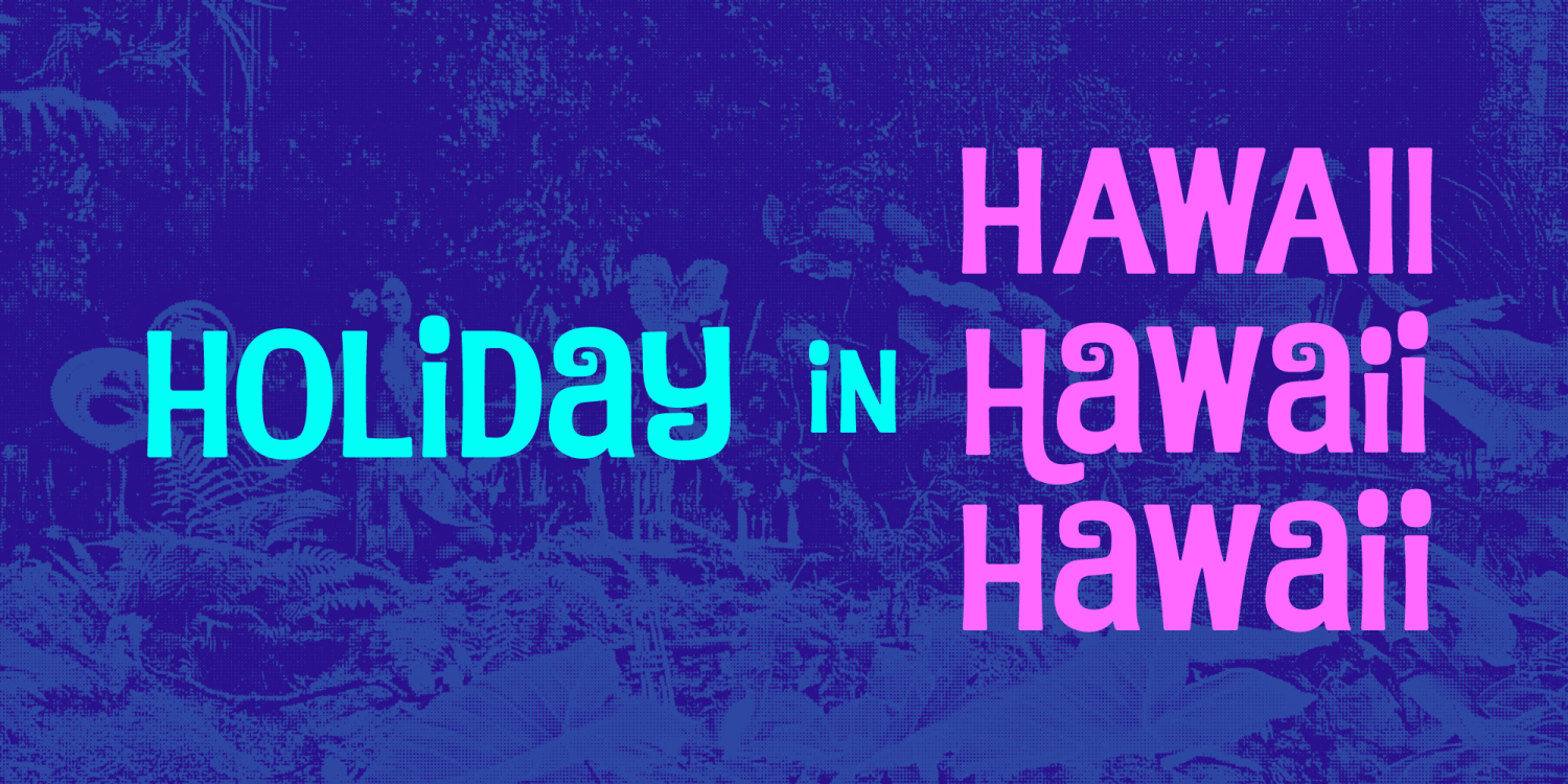 Polynesia Font Poster