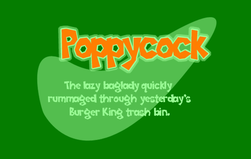 Poppycock Font Family