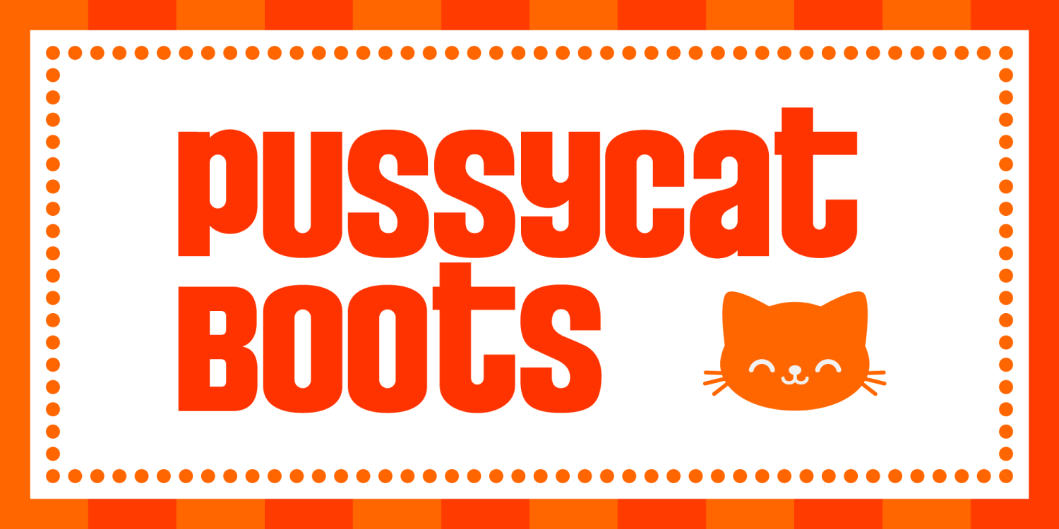 Pussycat Font Poster