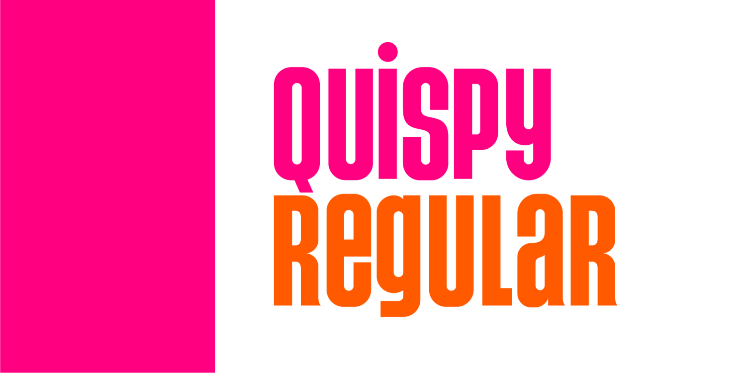 Quispy Font Poster
