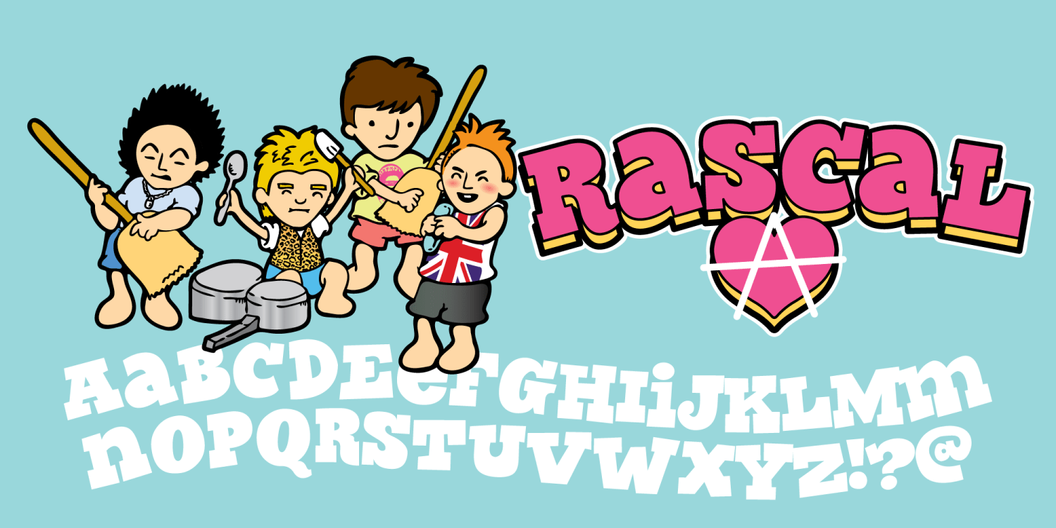 Rascal Font Poster