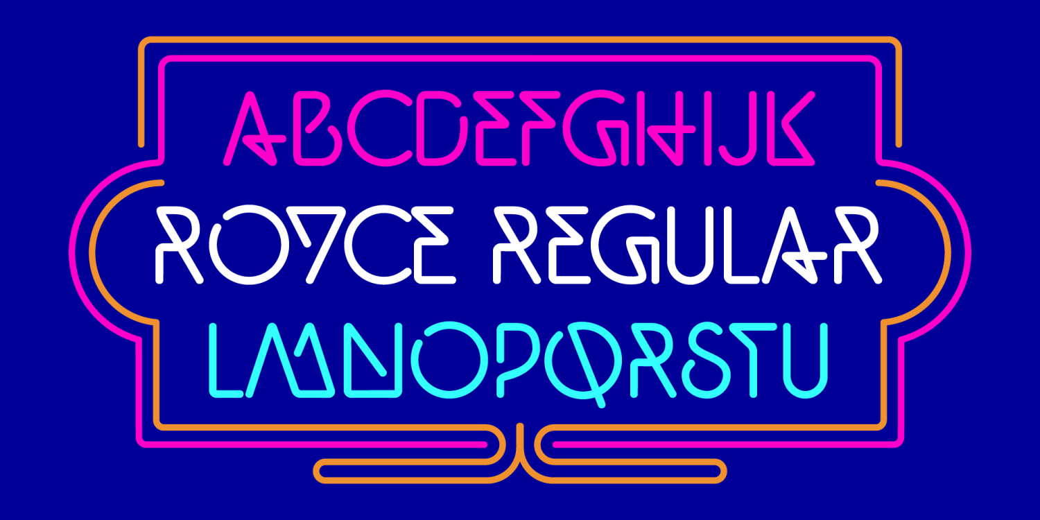 Royce Font Poster