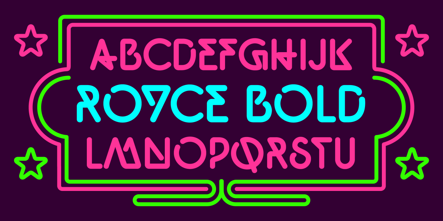 Royce Font Poster