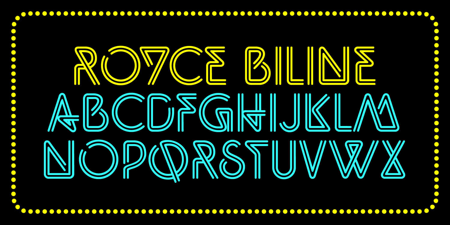 Royce Font Poster