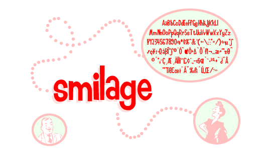 Smilage Font Poster