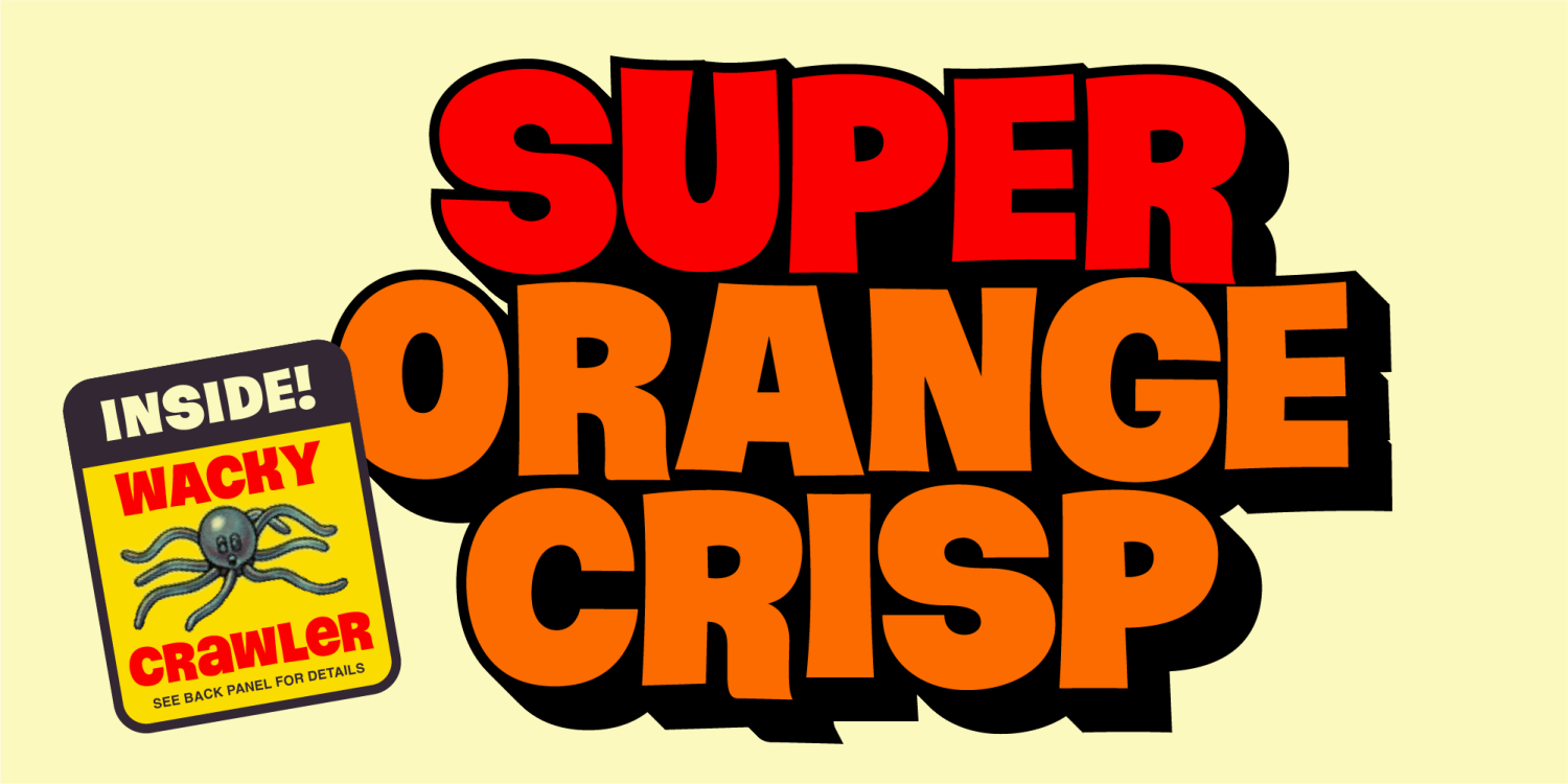 Sugar Bear Font Poster