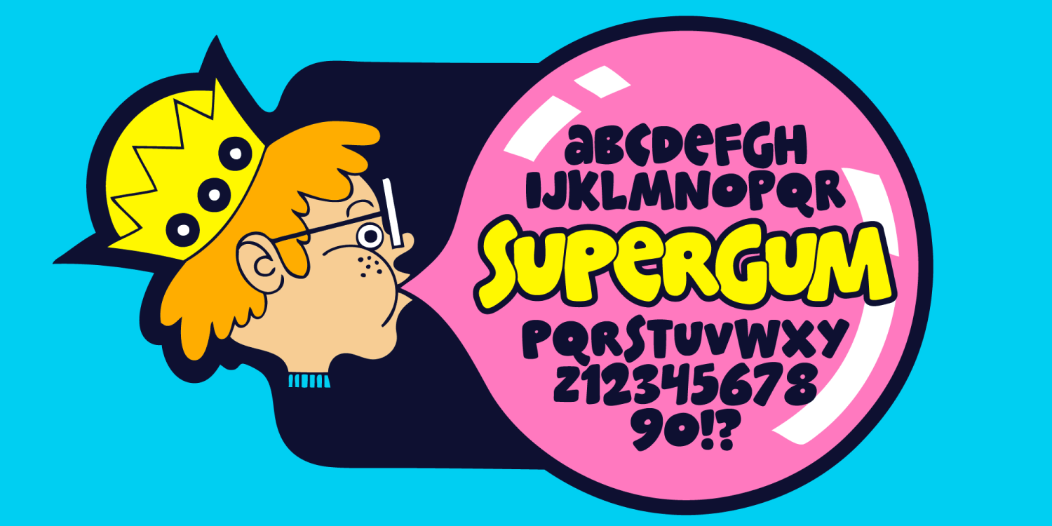 Supergum Font Family