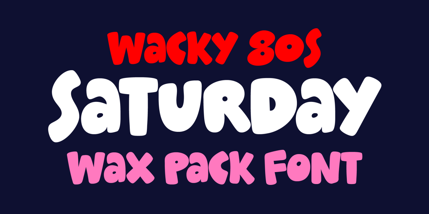 Supergum Font Poster