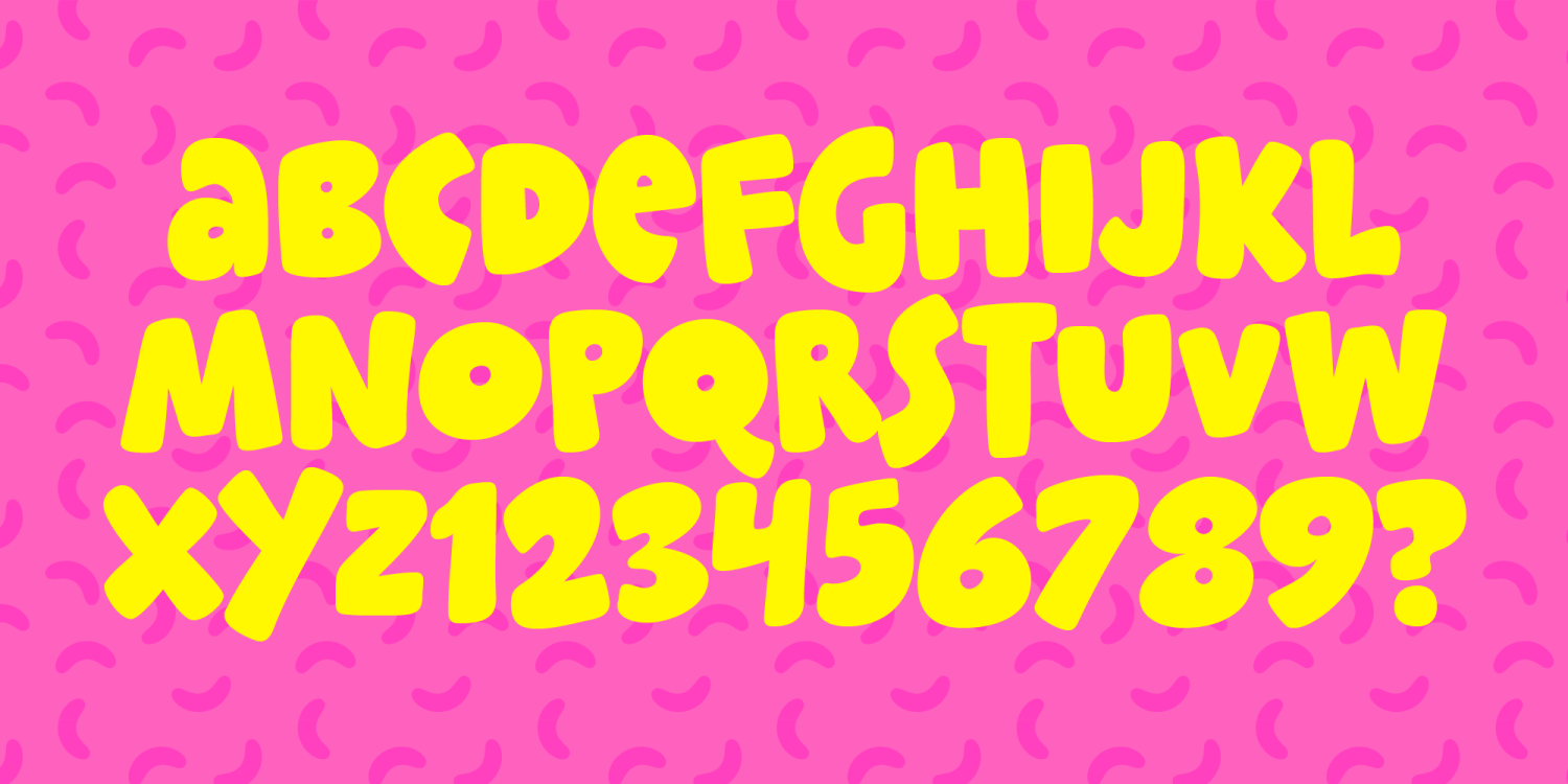 Supergum Font Poster