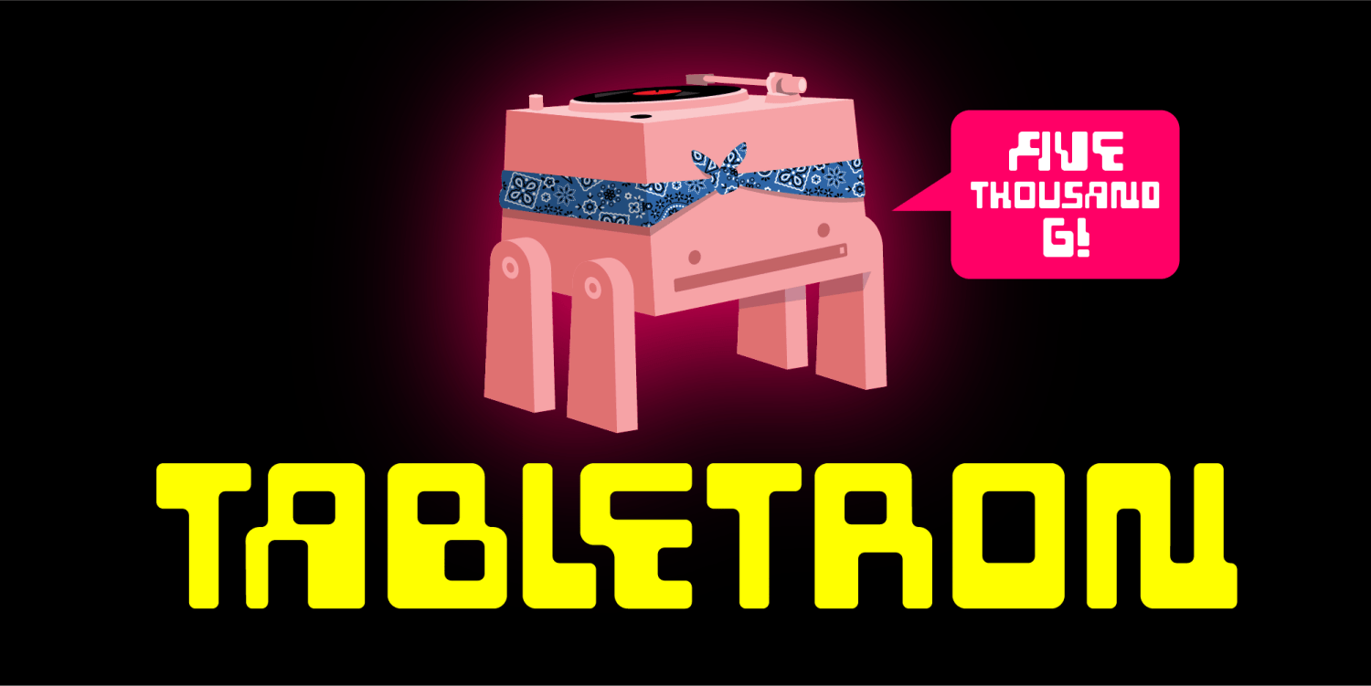 Tabletron Font Family