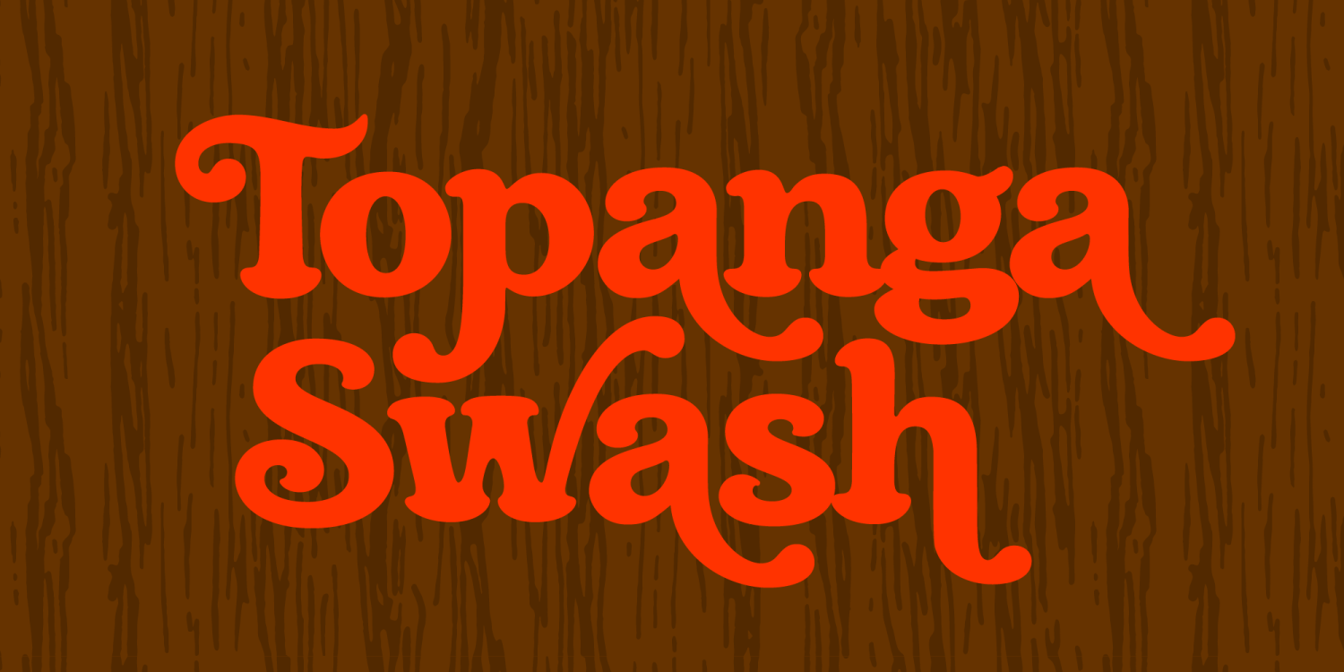 Topanga Font Poster