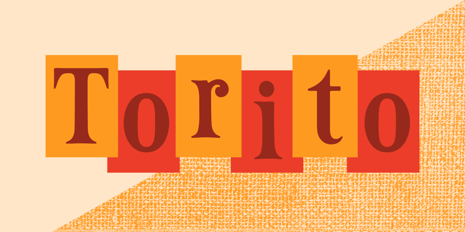 Torito Font Poster