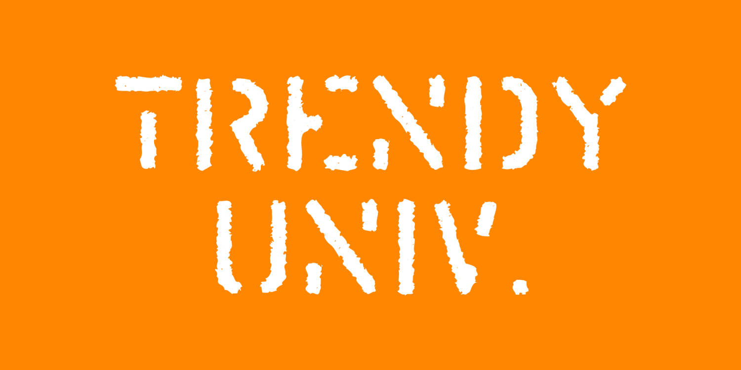 Trendy University Font Family