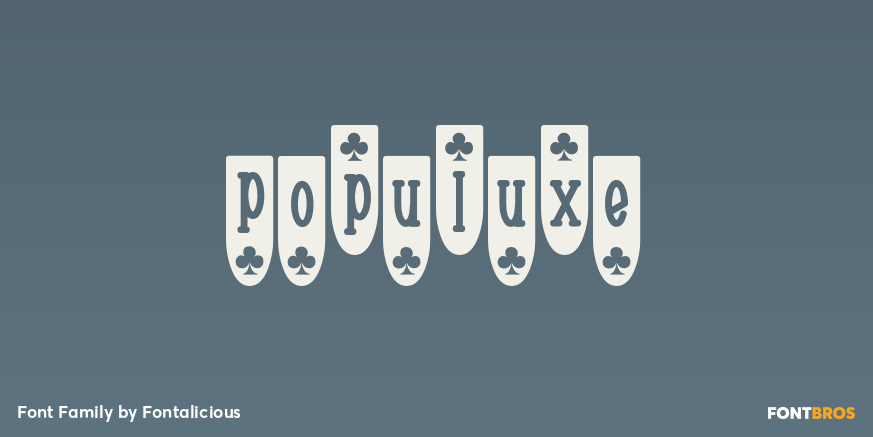 Populuxe Font Family