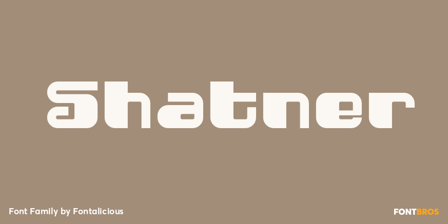 Shatner Font Family